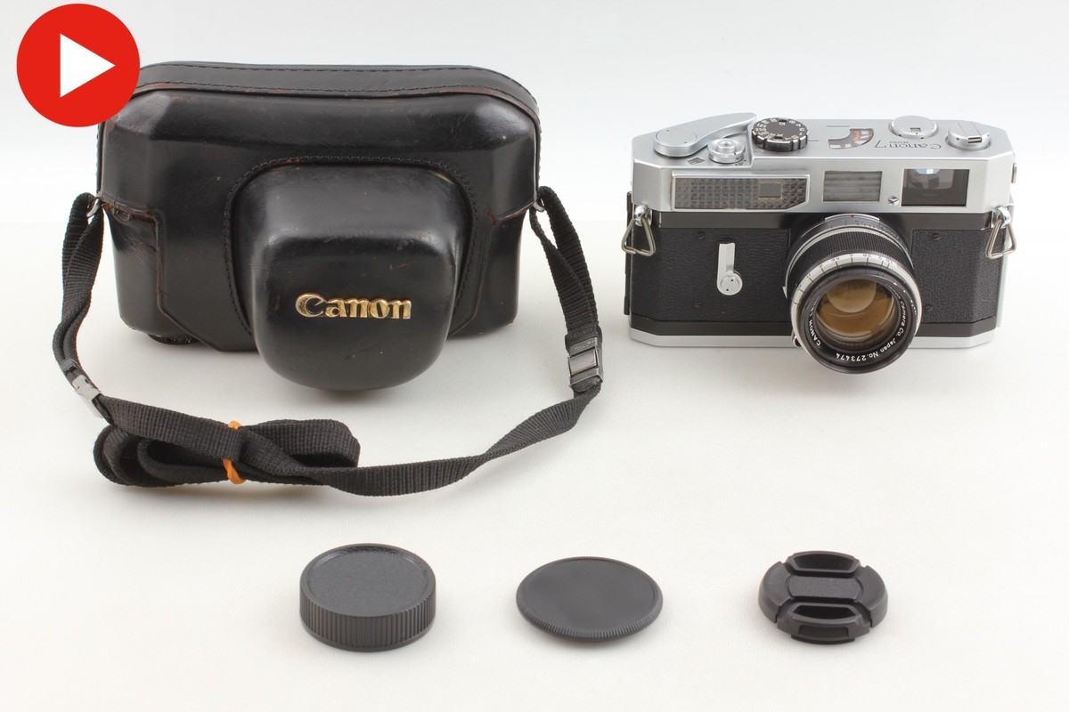 Near MINT + Case] Canon Model 7 Film Camera 50mm f1.8 Lens
