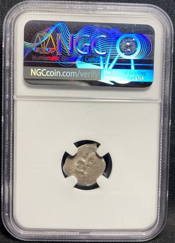 Peru SHIPWRECK 1653-1760 AD1/2R Silver SEA SALVAGED Real Certification Coin NGC - 第 3/5 張圖片