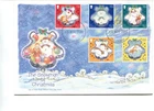 Isle of Man 2003 Snowman at Christmas FDC cancelled Peel