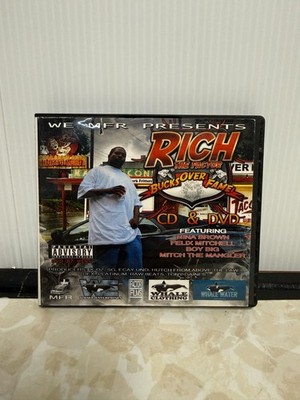 Rich The Factor Bucks Over Fame CD + DVD 2008 RARE HIP HOP KCMO Kansas 