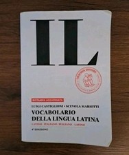 IL Vocabolario della Lingua Latina Quarta Edizione Dizionario Latino Ristampa Ag
