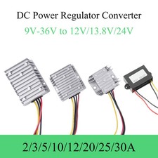 9V/18V-36V to 12/13.8/24V DC Voltage Converter Boost Buck Regulator Transformer