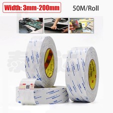3M 9448A Extremly Strong Double Sided Tape, 1~200mm X 50m, For Mobile and Craft