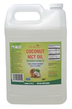 Verdana MCT Oil, Fractionated, 100% from Coconut - 1 Gallon - Kosher Food... 