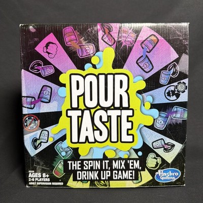 Hasbro Pour Taste Drinking Tween Adult Game Spin It Mix it Drink Up