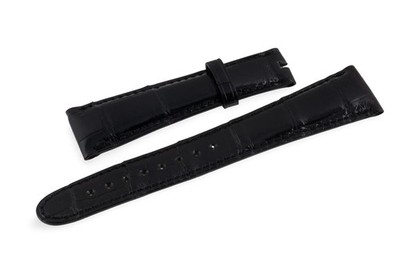 Neu - Patek Philippe Alligator Lederband Band schwarz black 20/14 