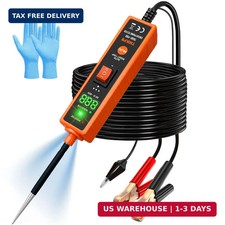 Power Circuit Probe Tester Kit, 6V-24V DC Test Light, Circuit Tester  Automotiv