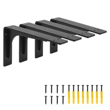 10"x 6"Shelf Brackets,L Shelf Brackets,max Load 300lbs, Vertical Angle, Premi...