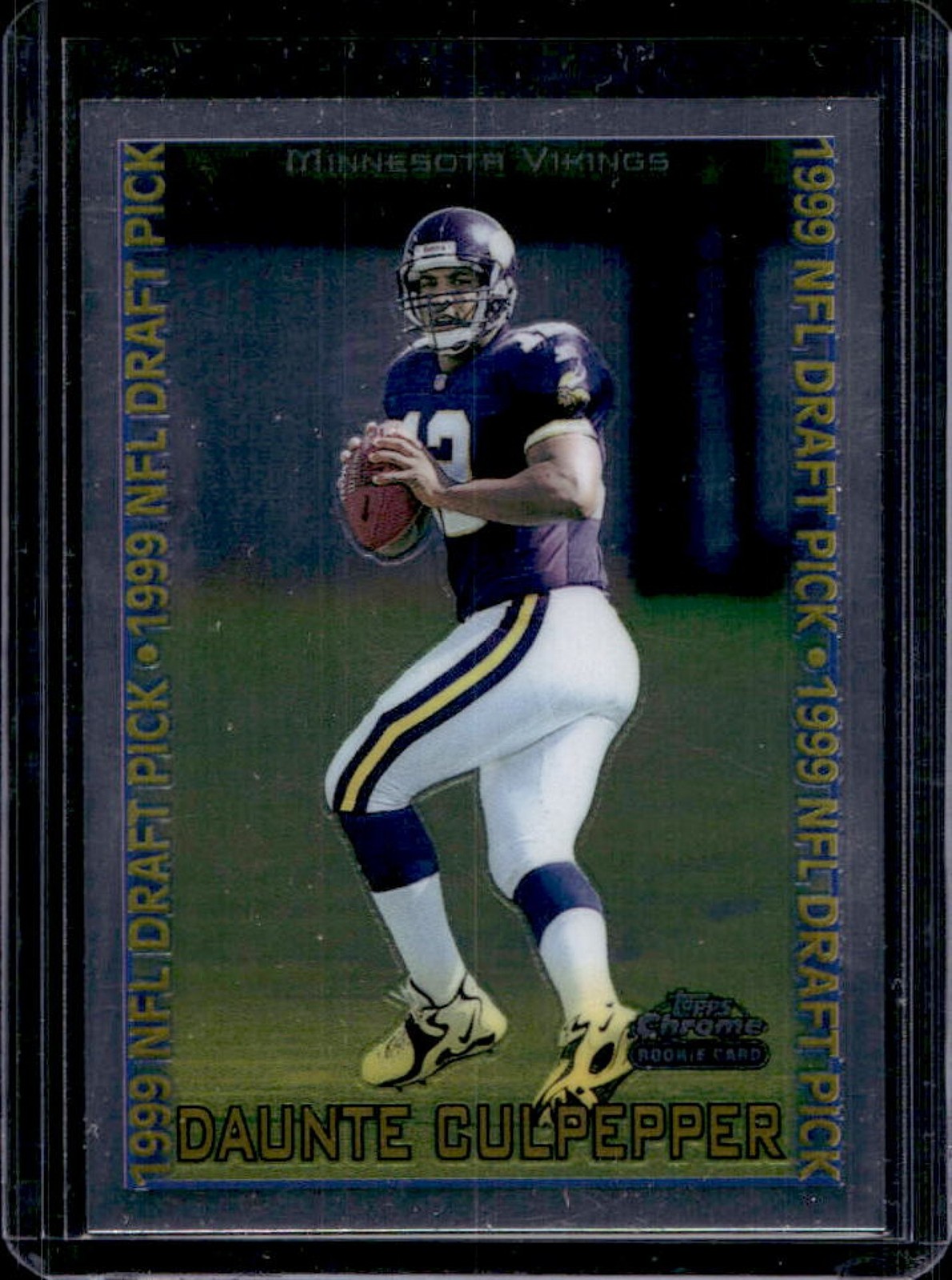 1999 Topps Chrome Daunte Culpepper Rookie RC #136 Vikings