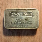 10 OZ Engelhard Silver Bar -Tier 1 Rare - BEAUTIFUL SILVER BAR!!-