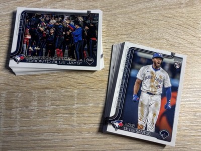 2025 Topps - Toronto Blue Jays Team Set (Series 1, 2, & Update) - 33 Cards