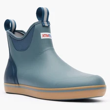 New Xtratuf 6" Ankle Deck Boot XMAB203 Stormy Blue Waterproof