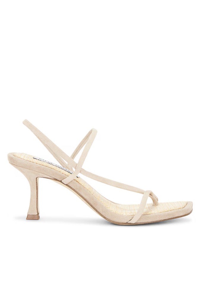 Locke Sandal in Taupe Raffia Steve Madden Size 8.5