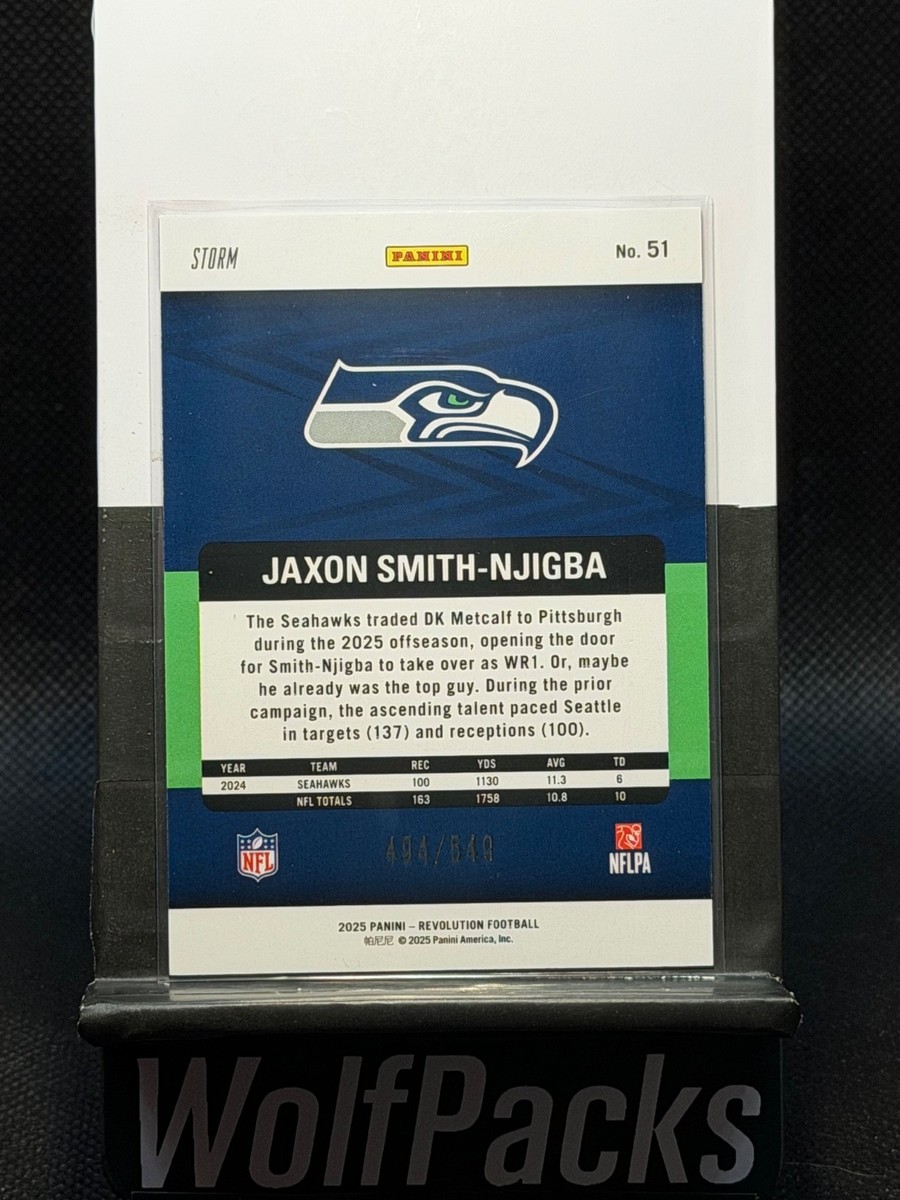 2025 Panini Revolution - Jaxon Smith-Njigba #51 Blue Storm /549 | eBay