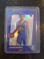 2021-22 Panini Donruss Optic - Rated Rookie Moses Moody #184 Purple Prizm (RC)