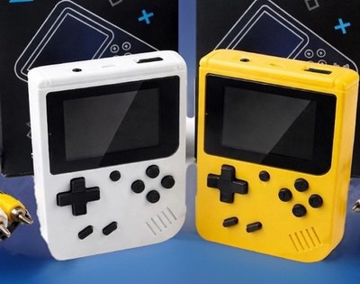 NEW 2 Retro Handheld Game Consoles - 3 in LCD - 500 Built-In Games - AV Out/TV