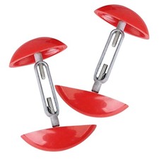 Adjustable Aluminium Shoe Stretcher Red Pair for Women High Heel Shoes
