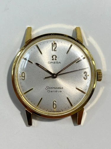 Vintage Omega Geneve Seamaster 135.011 Cal 601 Wind-Up Men's Watch Runs (RB-#63)