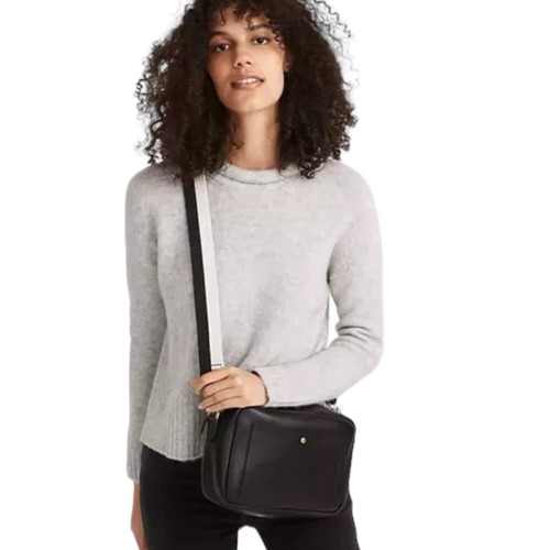 Madewell Sweater Womens M Gray Alpaca Wool Blend Pullover Cozy Fall Winter - Picture 11 of 11