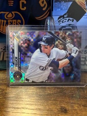 2020 TOPPS CHROME CHRISTIAN YELICH X-FACTOR REFRACTOR #138