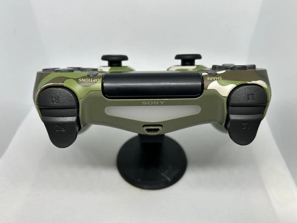 索尼 PS4 DualShock 4 控制器 - 绿色迷彩 - 升级霍尔效果摇杆 — 第 3/4 张图片