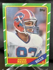 Andre Reed (RC) - 1986 Topps #388 - Buffalo Bills HOF Rookie Card Excellent. rookie card picture