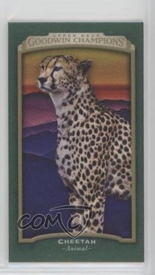 2017 Upper Deck Goodwin Champions Cloth Mini Lady Luck Back 6/25 Cheetah #75 5me