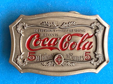 Vintage American Coca-Cola USA Belt Buckle