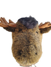 Handcrafted Stuffed Animal House Canada Wall Mount Large Moose Plush Head