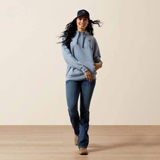 Ariat Ladies 2.0 Vintage Indigo Heather Hoodie NWT