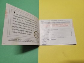 Wario's Woods NES-WB-USA Nintendo NES Manual Only Authentic Original