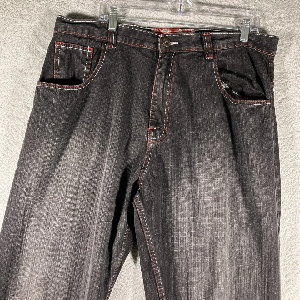 Jeans holgados de colección Evolution en diseño para hombre 38x34 Y2K grunge argyle patinador punk años 90 Foto 4 de 4