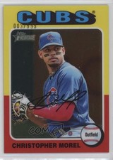 2024 Topps Heritage Chrome 3/999 Christopher Morel #316 1a7j