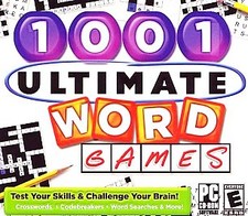 1001Ultimate Word Games Jewel Case - PC, Very Good pc Video Games