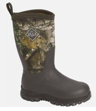 Muck Boot Rugged Ii Camoflage Rain  Youth Boys Green Casual Boots RG2-RTE