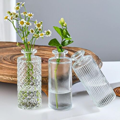 32er Set Knospenvasen für Blumen, kleine Vintage Glasflaschen für rustikale Hochzeit... - Bild 7 von 8