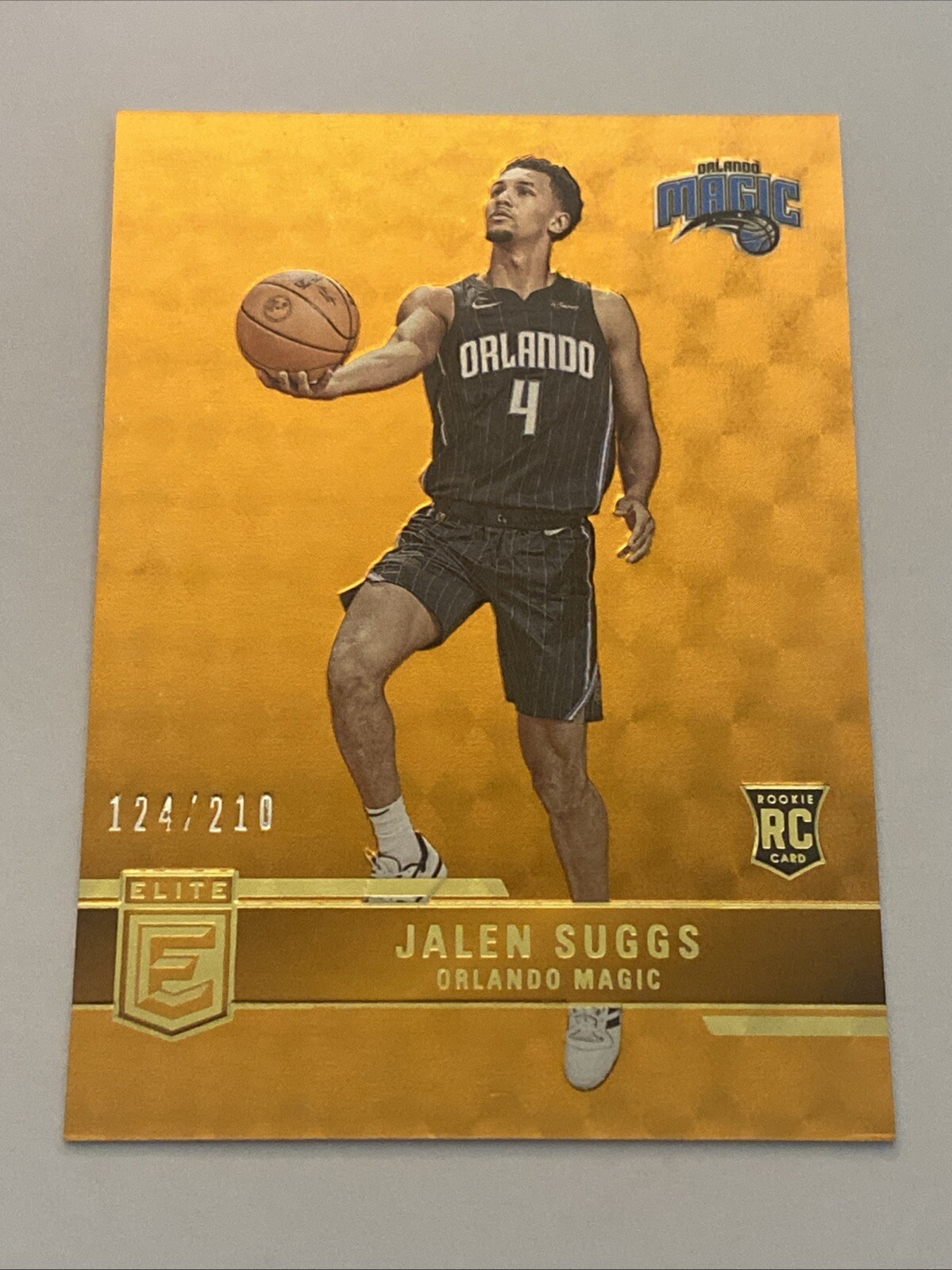 2021-22 Donruss Elite Jalen Suggs Orange RC #124/210 MAGIC
