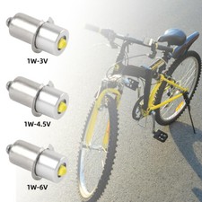 10X LED P13.5S Flashlight Bulb 3V 4.5V 6V 12V 18v 24 White Base Bulbs Torch LED