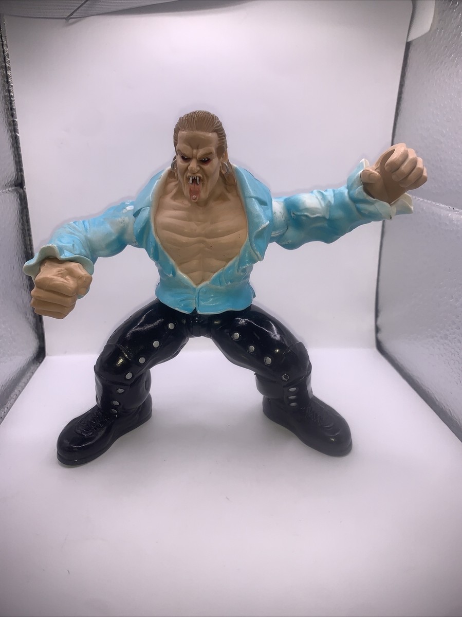 Rare 1998 Jakks Pacific WWE WWF Maximum Sweat Gangrel Wrestling