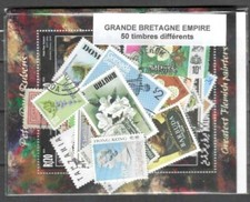Grande-Bretagne Empire 50 timbres différents