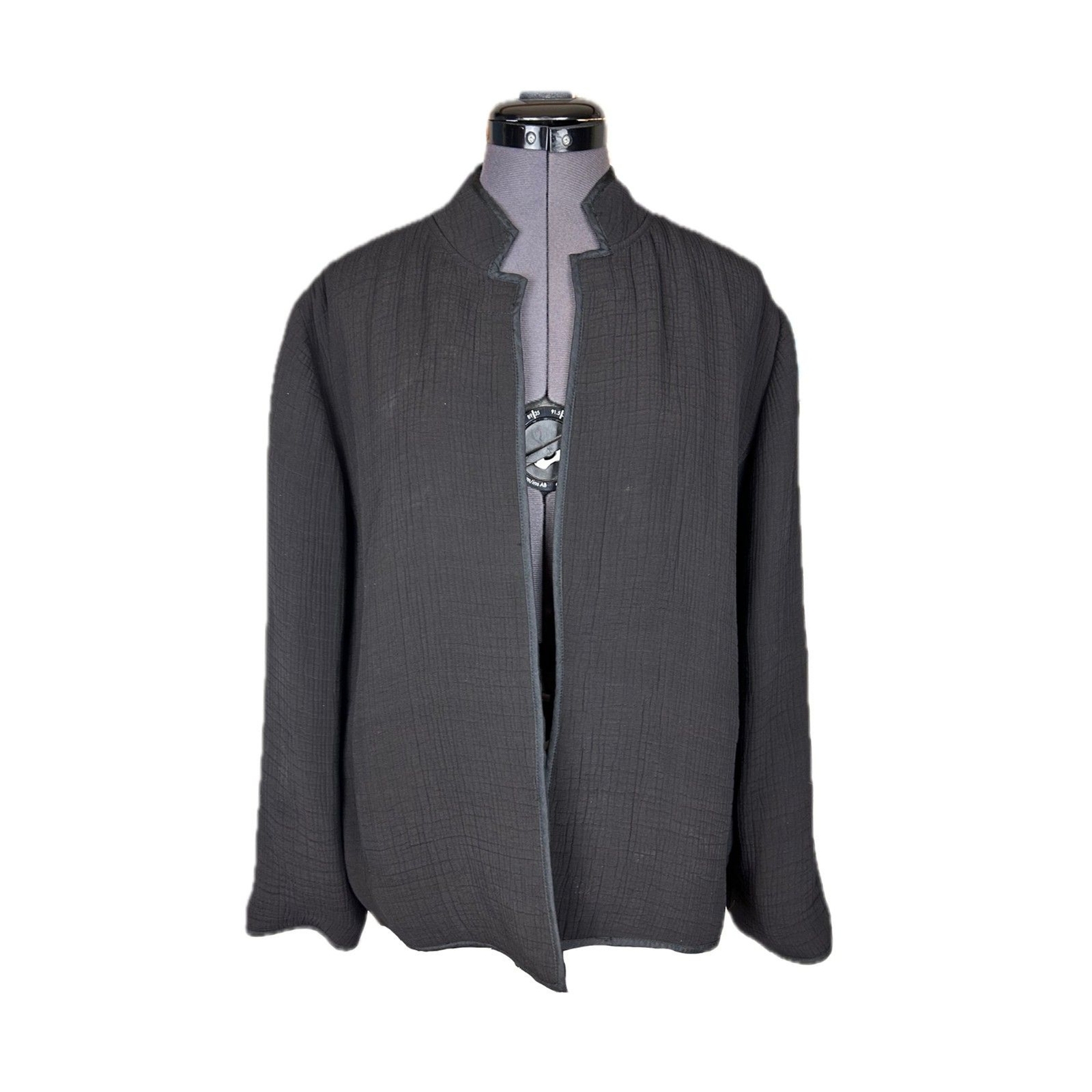 Chico's Black Silk Jacket - image 1