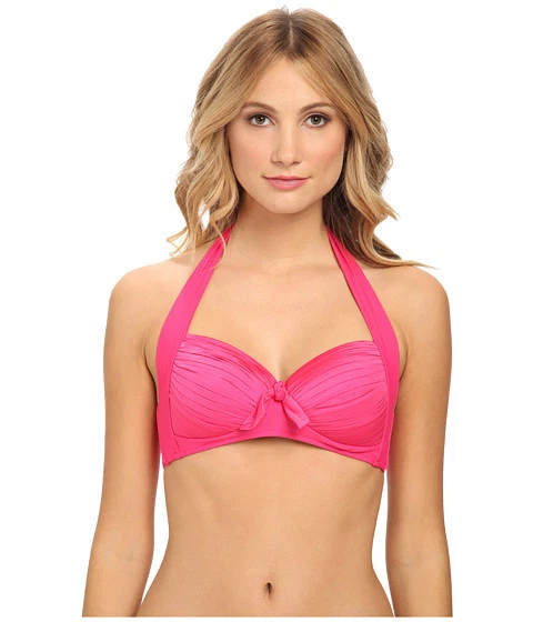 Soft Sculpt Twist Halter Bra