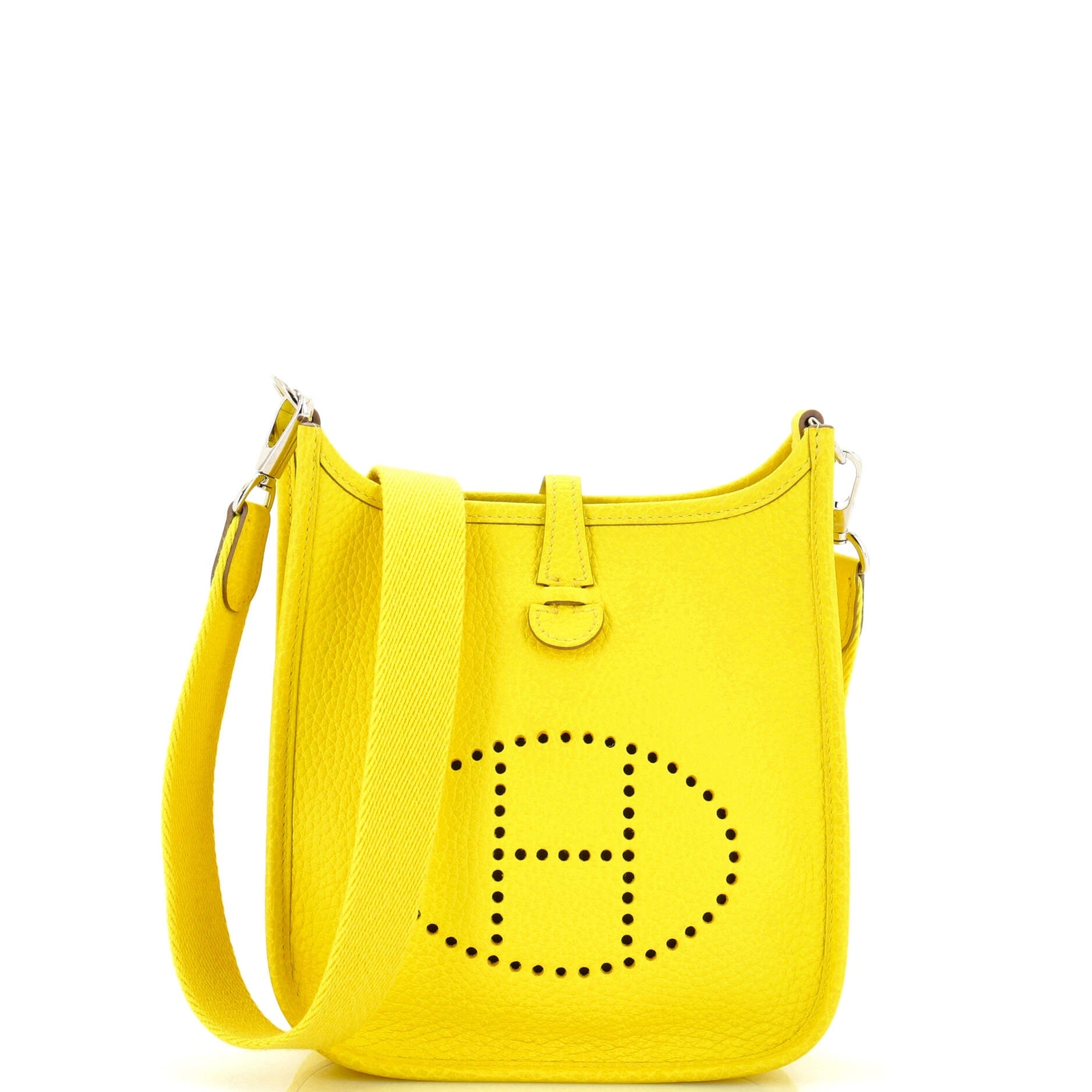 Hermes Evelyne Bag Gen III Clemence TPM Yellow Gem