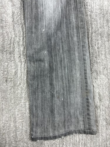 Sizzle Jeans Juniors 9 Gray Denim Sequin Ripped Distressed Straight Leg - Picture 7 of 14