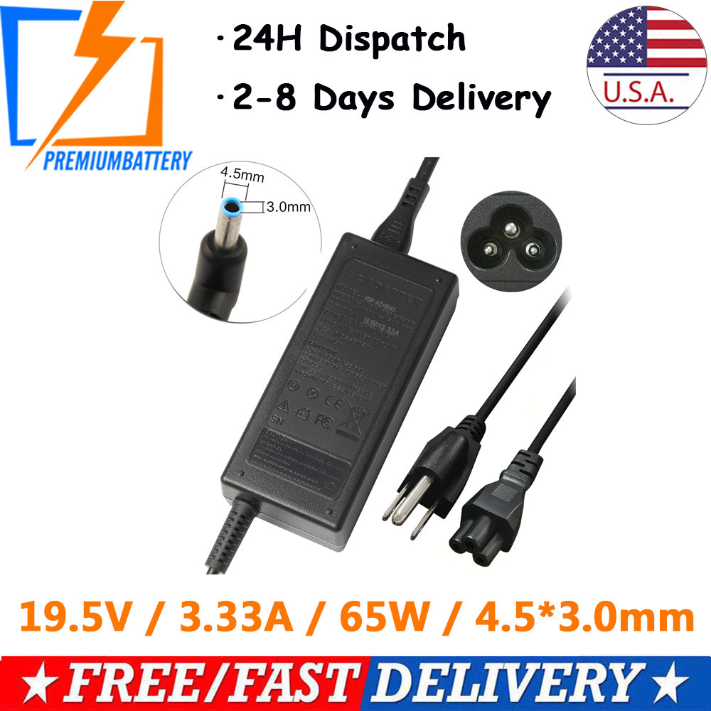 19.5 65W AC Power Adapter Charger For HP Chromebook 14 TPN-Q152 11 G3 TPN-Q151