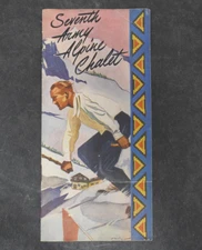 Vintage 1946? Post WWII Seventh US Army - Alpine Chalet Skiing Brochure Germany