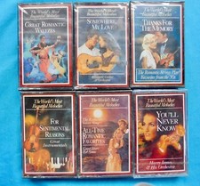 READERS DIGEST CASSETTE MUSIC TAPES LOT OF 6 NEW "THANKS FOR THE MEMORY" PLUS  