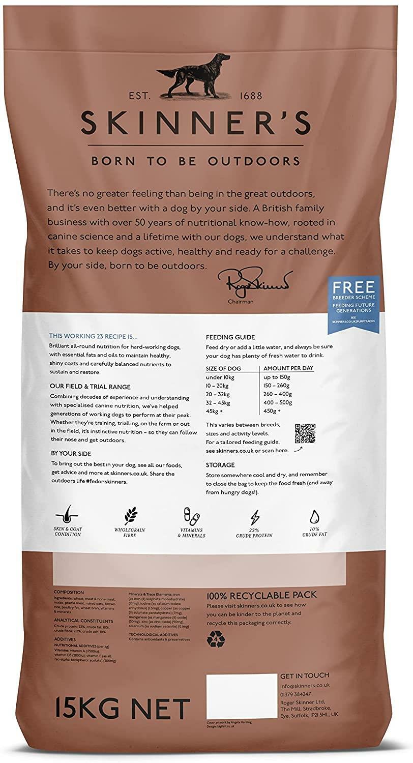 Skinner's Field & Trial Complete Dry Working 23 Adult Dog Food with