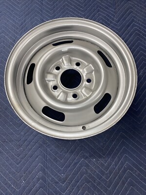 1967 14x6 Chevy Rally GM Code A3 Steel Wheel 5 x 4.75 RESTORED STRAIGHT ...