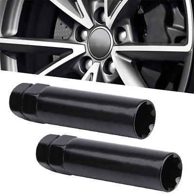 TOP QUALITY 6 OR 7  Spline Lug Nut Key 4'' (19Mm) &13/16Inch 21Mm Hex Wrench's  